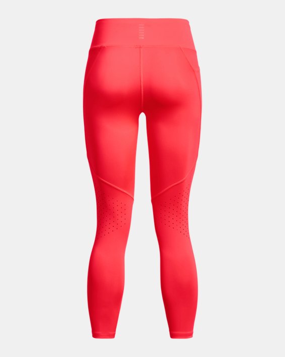 Women's UA Launch Ankle Tights, Red, pdpMainDesktop image number 7